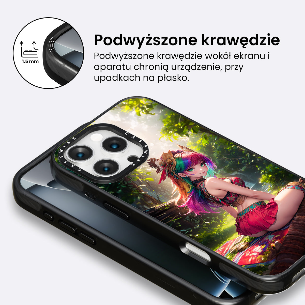 Rainbow Tropical Girl - Etui