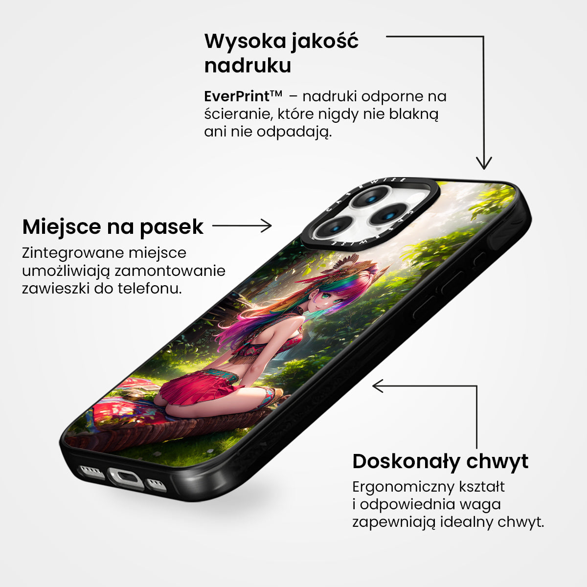 Rainbow Tropical Girl - Etui