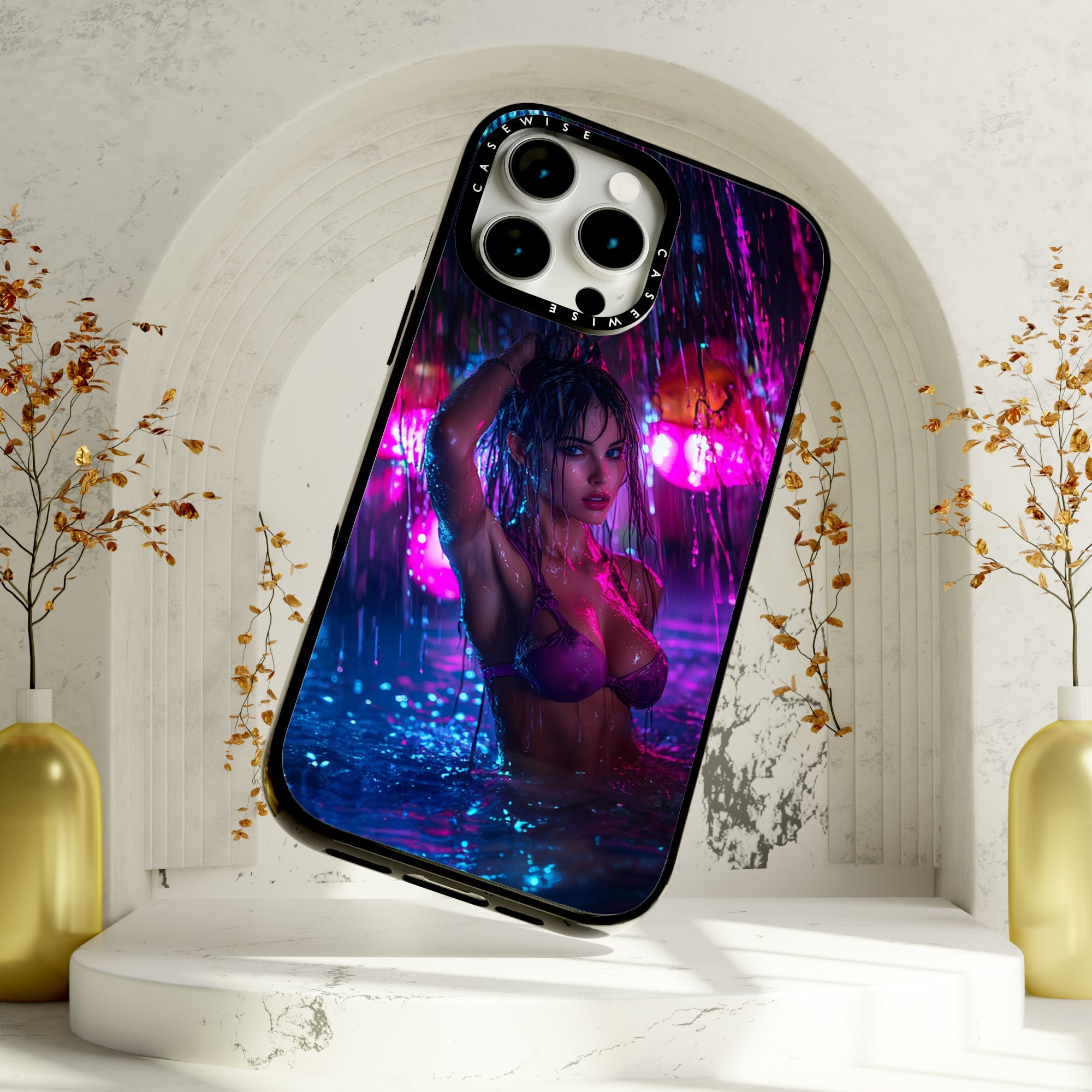 Cyberpunk Pool Girl - Etui