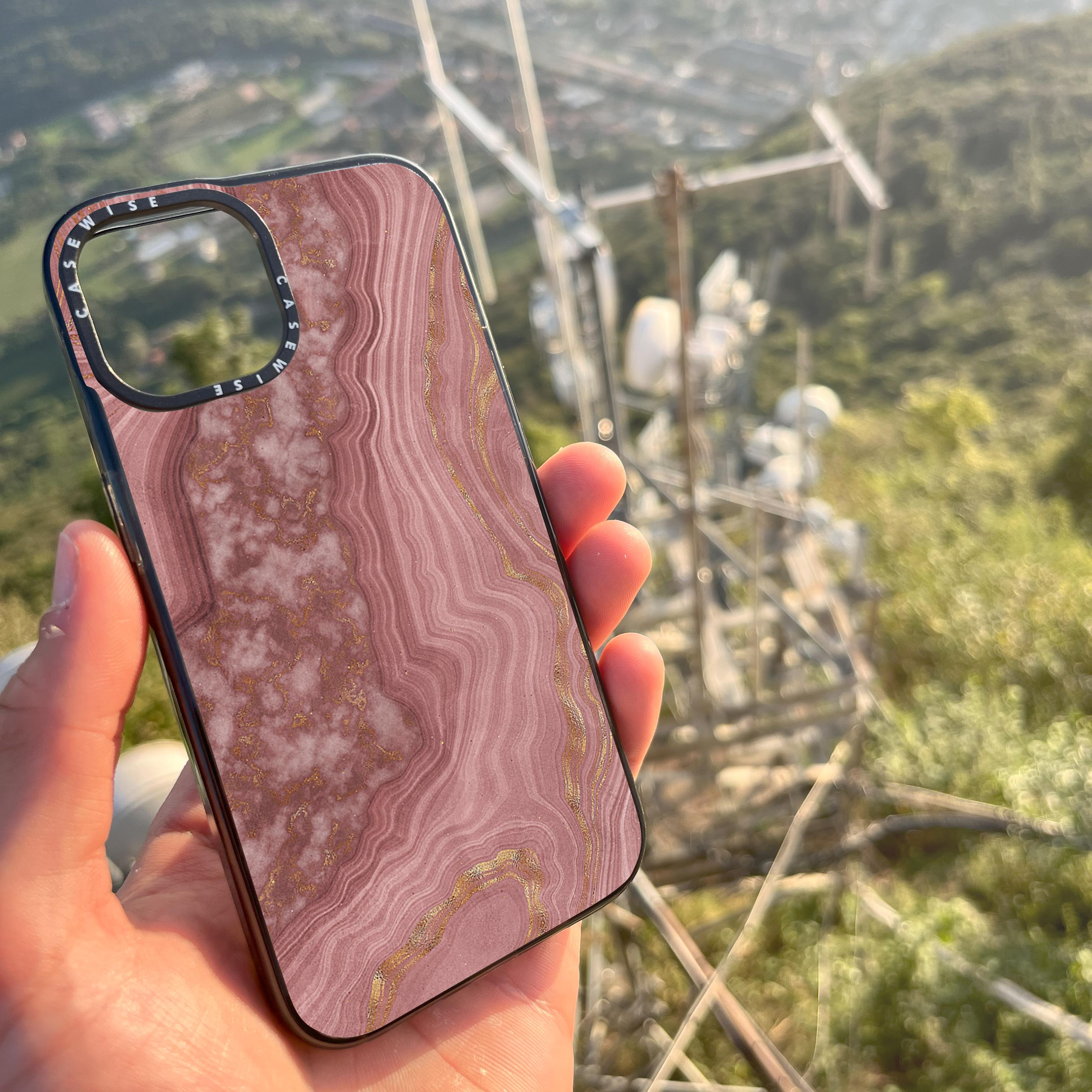 Pink Agate Texture 03 - Etui