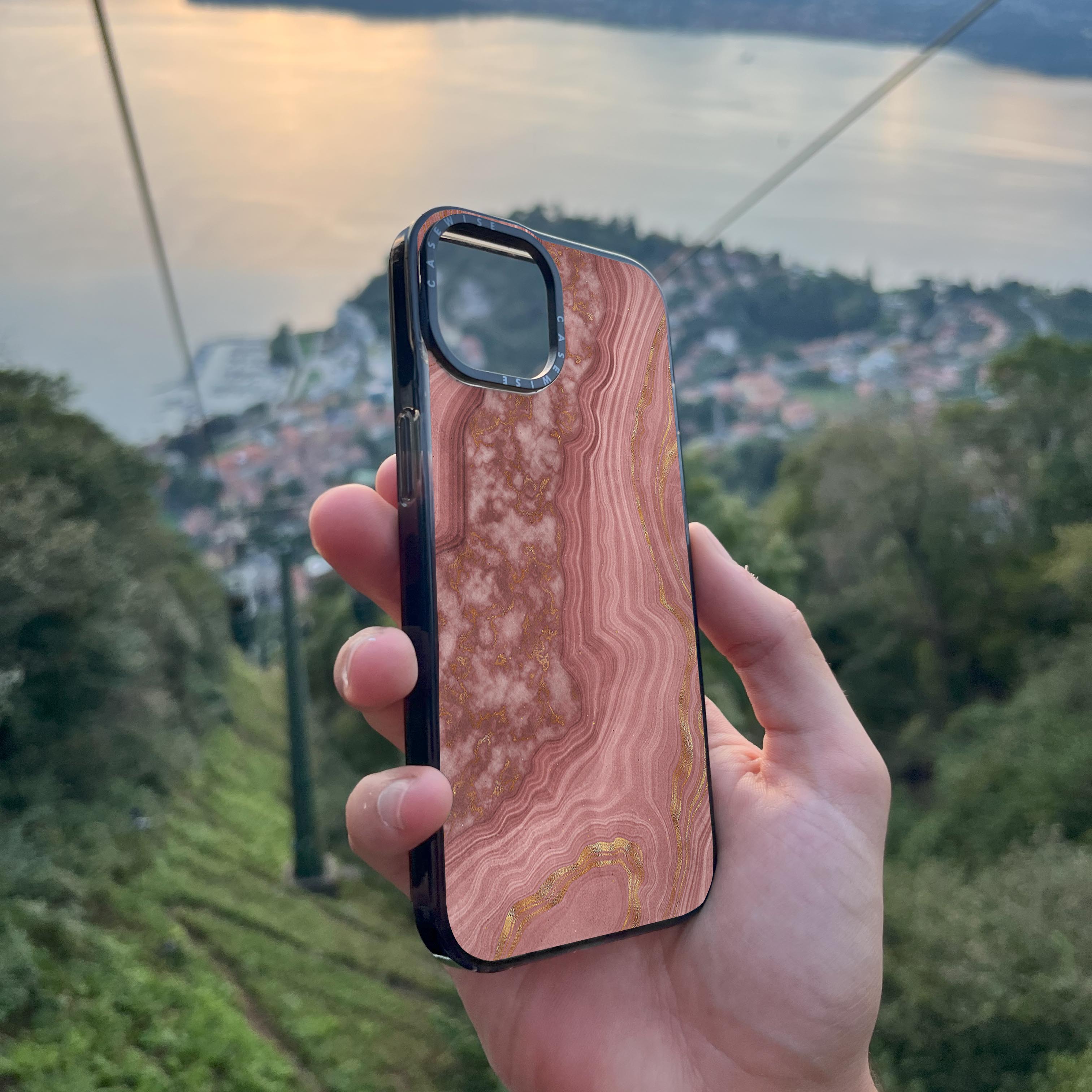 Pink Agate Texture 03 - Etui