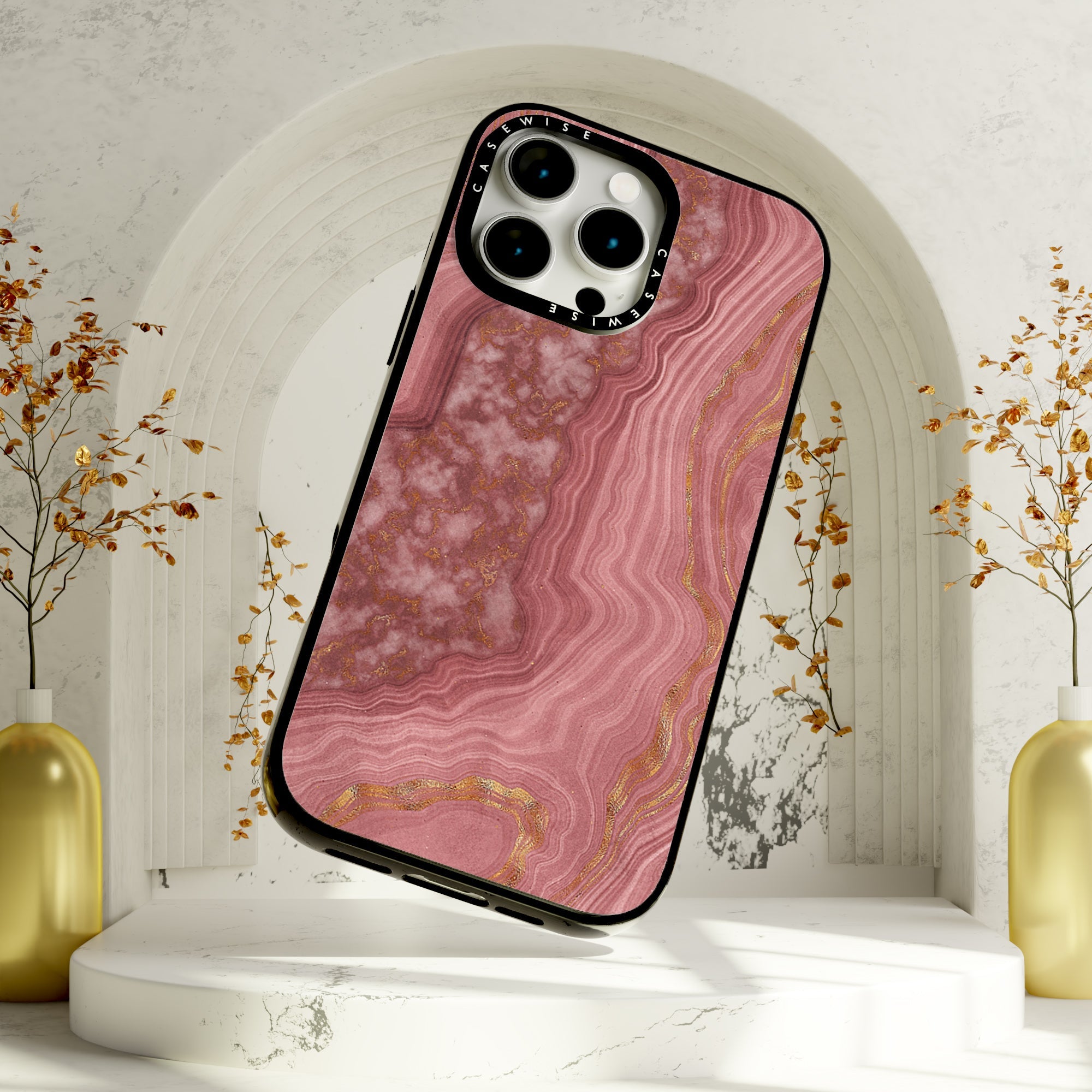 Pink Agate Texture 03 - Etui