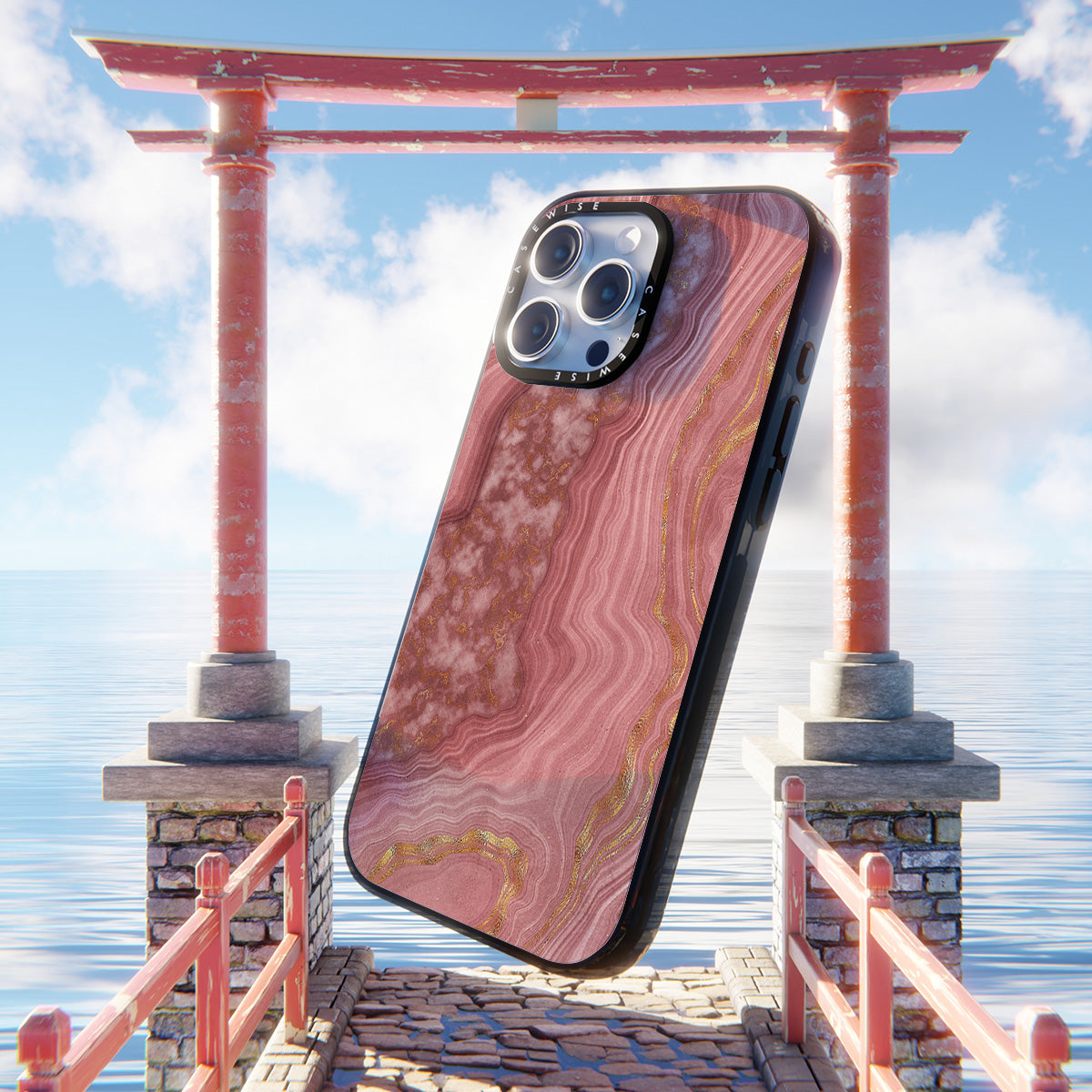 Pink Agate Texture 03 - Etui