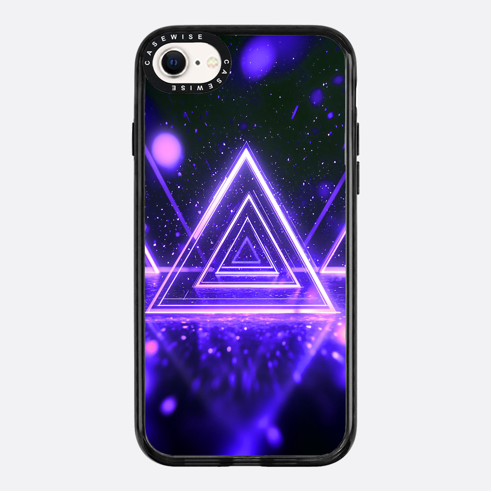Mystical Symbol Triangles Violet - Etui