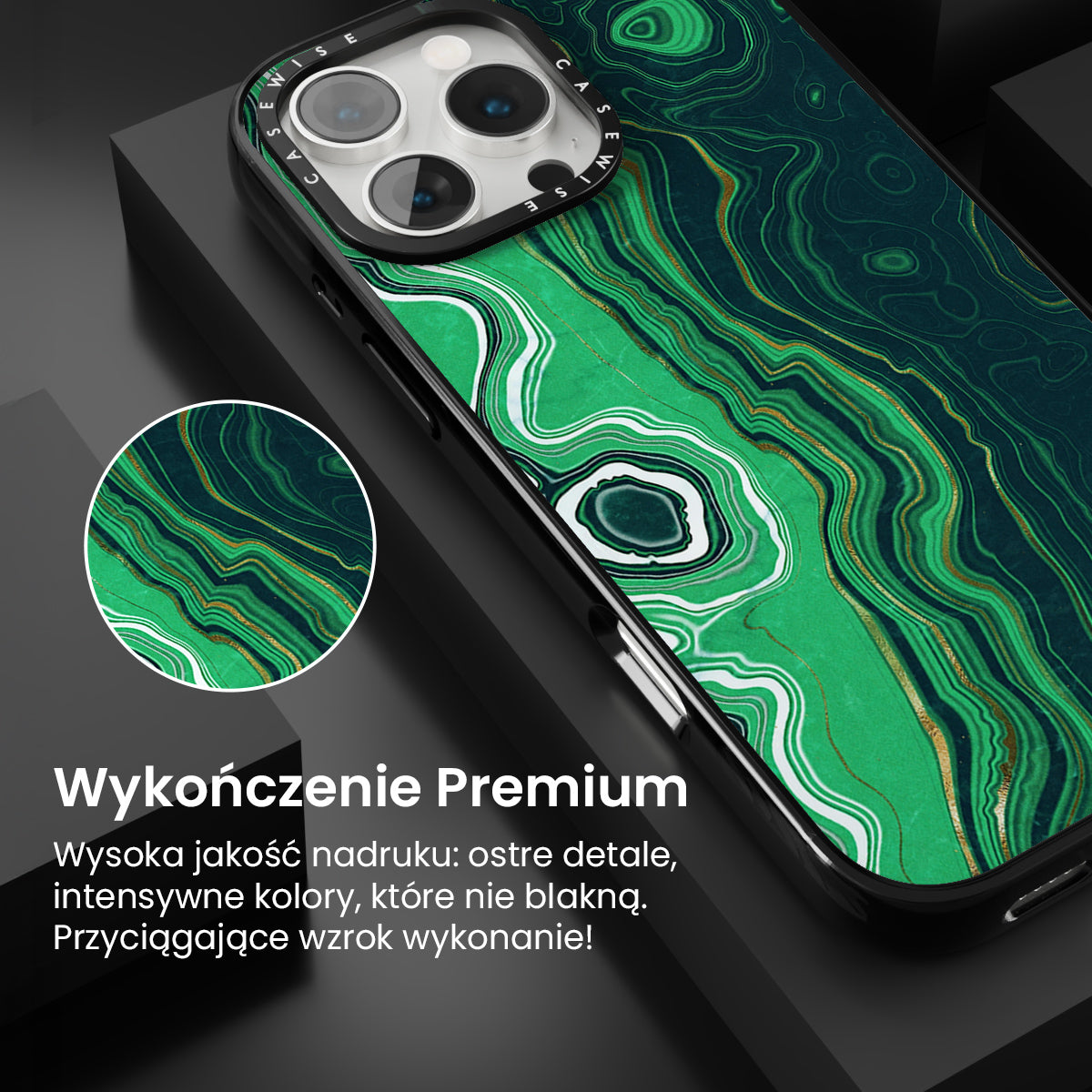 Malachite Texture 07 - Etui