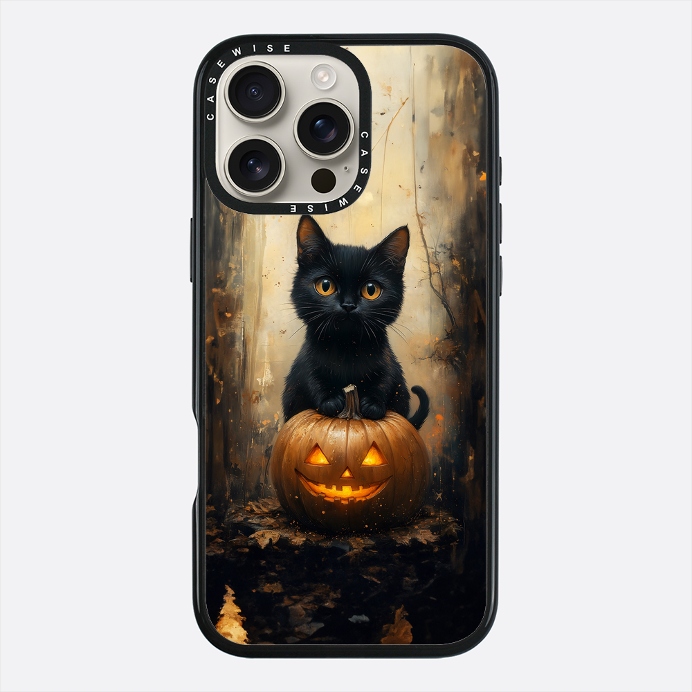 Black Pumpkin Cat - Etui