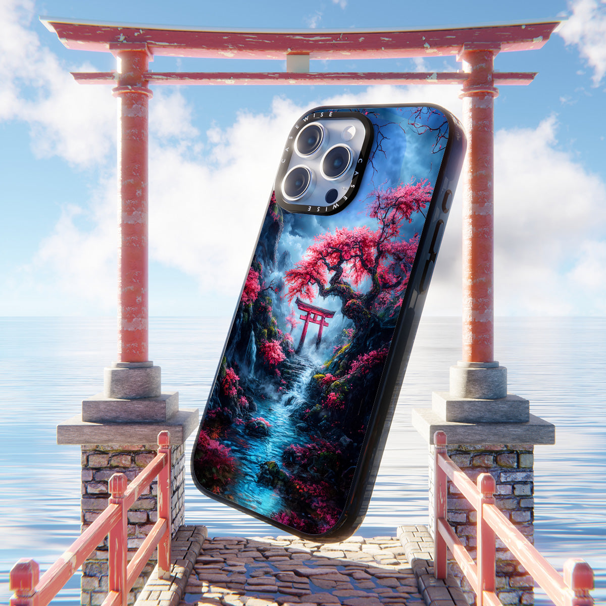 Cherry Blossom Torii Gate - Etui