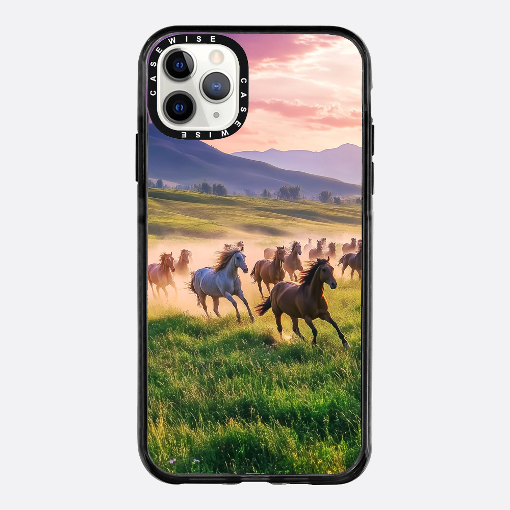 Running Horses Landscape - Etui