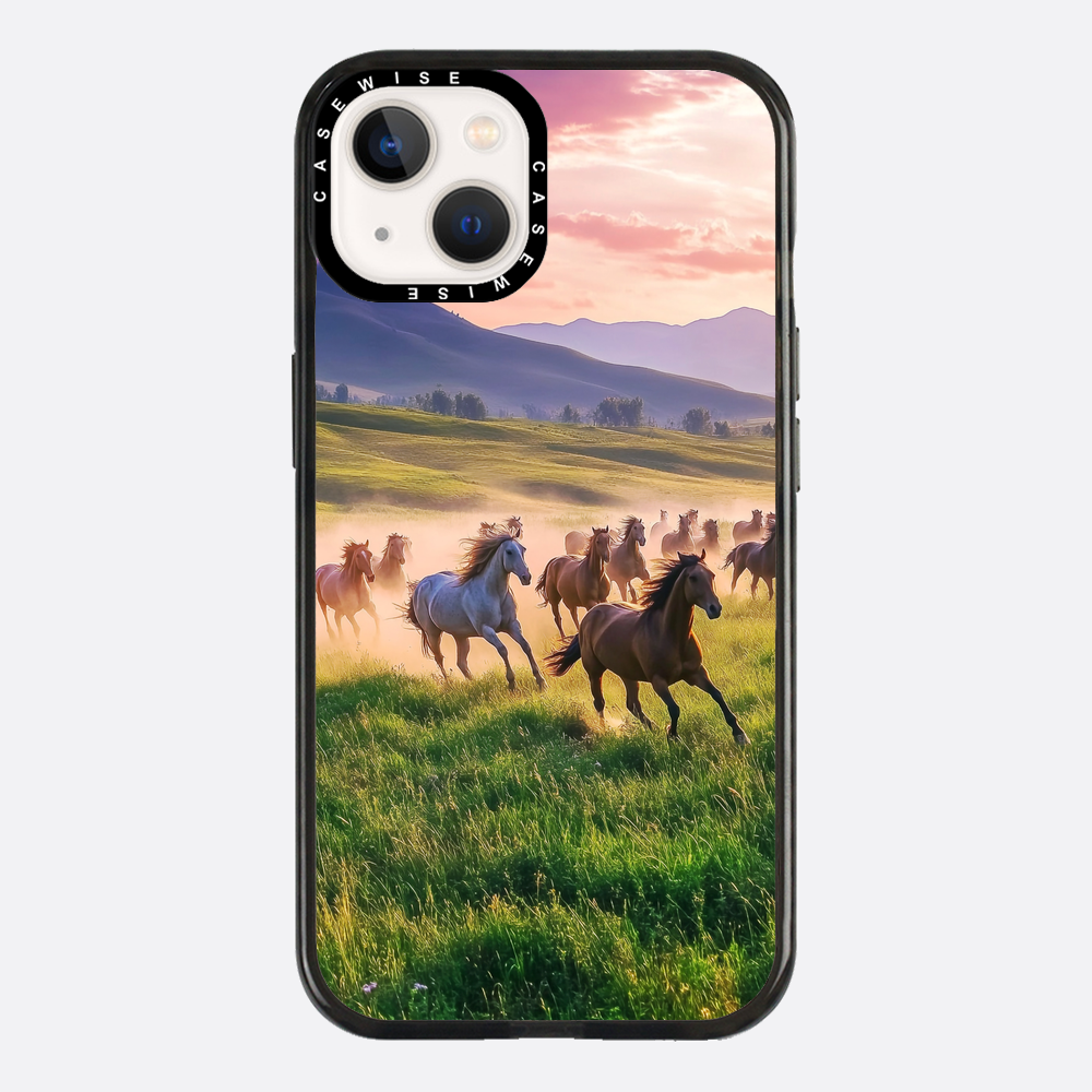 Running Horses Landscape - Etui