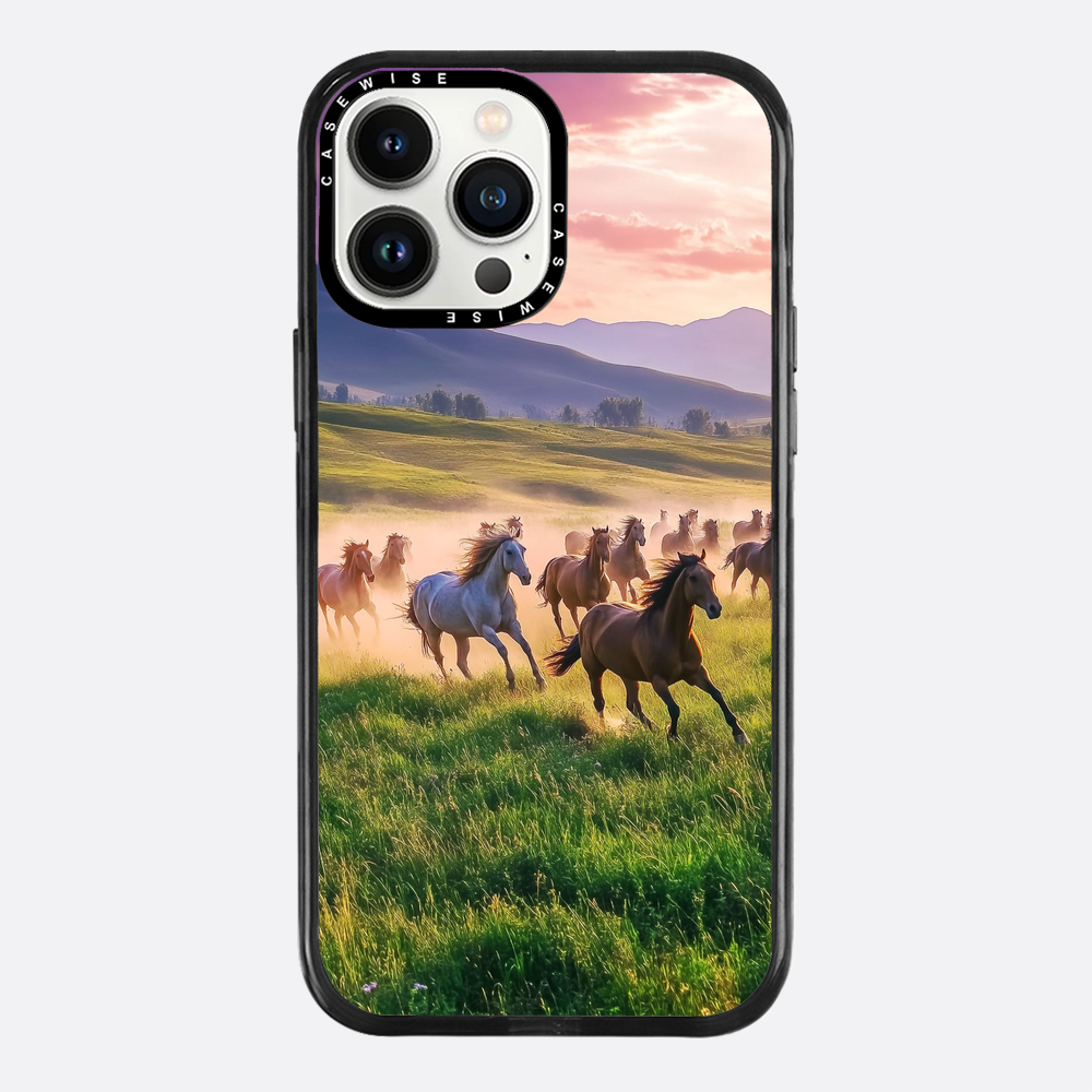 Running Horses Landscape - Etui