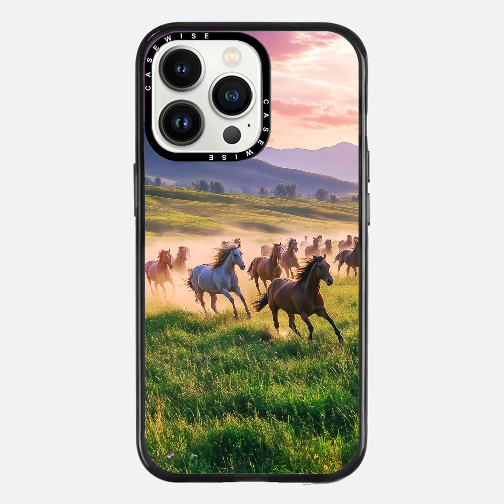 Running Horses Landscape - Etui