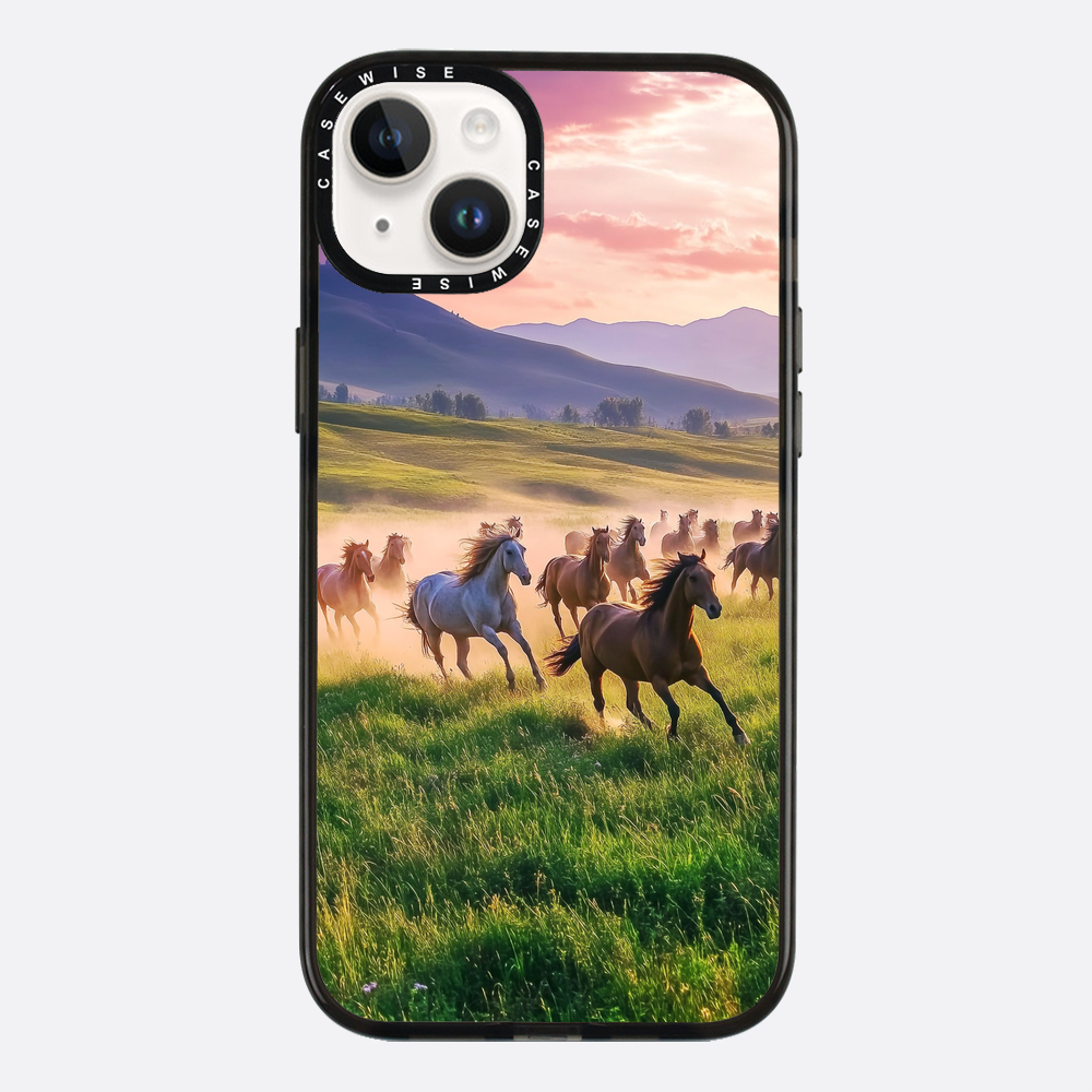 Running Horses Landscape - Etui