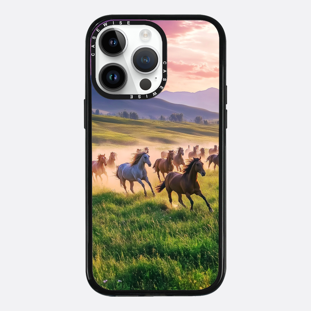 Running Horses Landscape - Etui