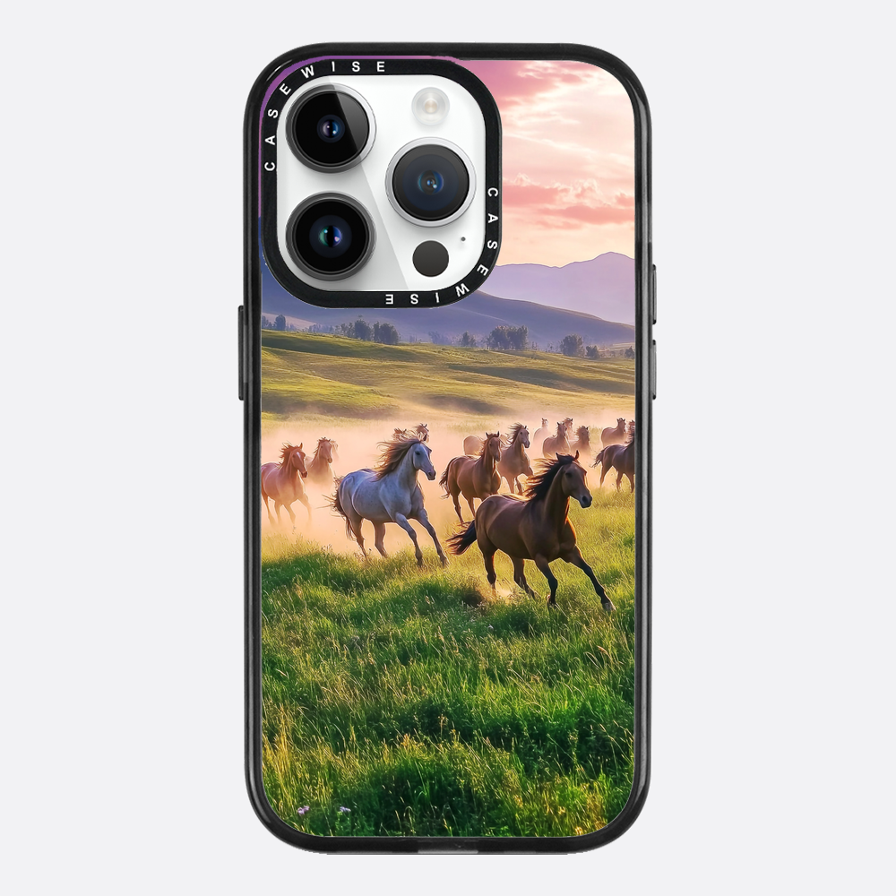 Running Horses Landscape - Etui