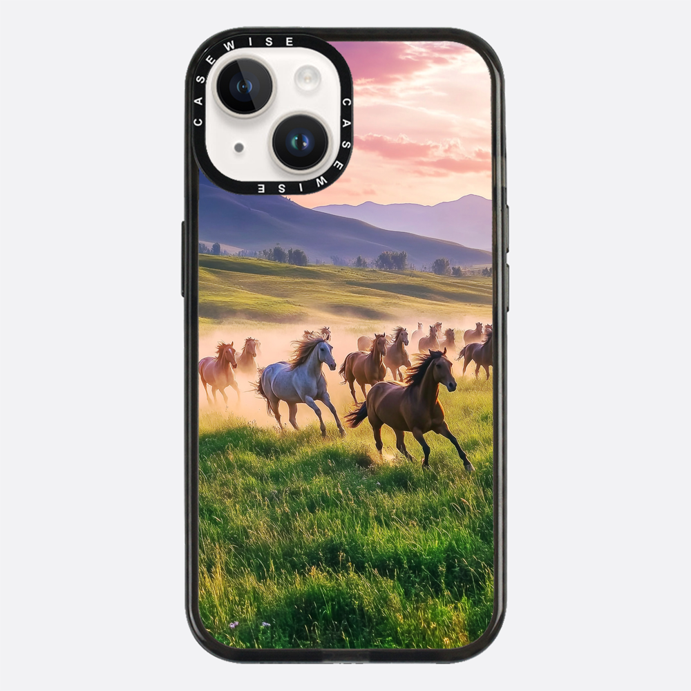 Running Horses Landscape - Etui