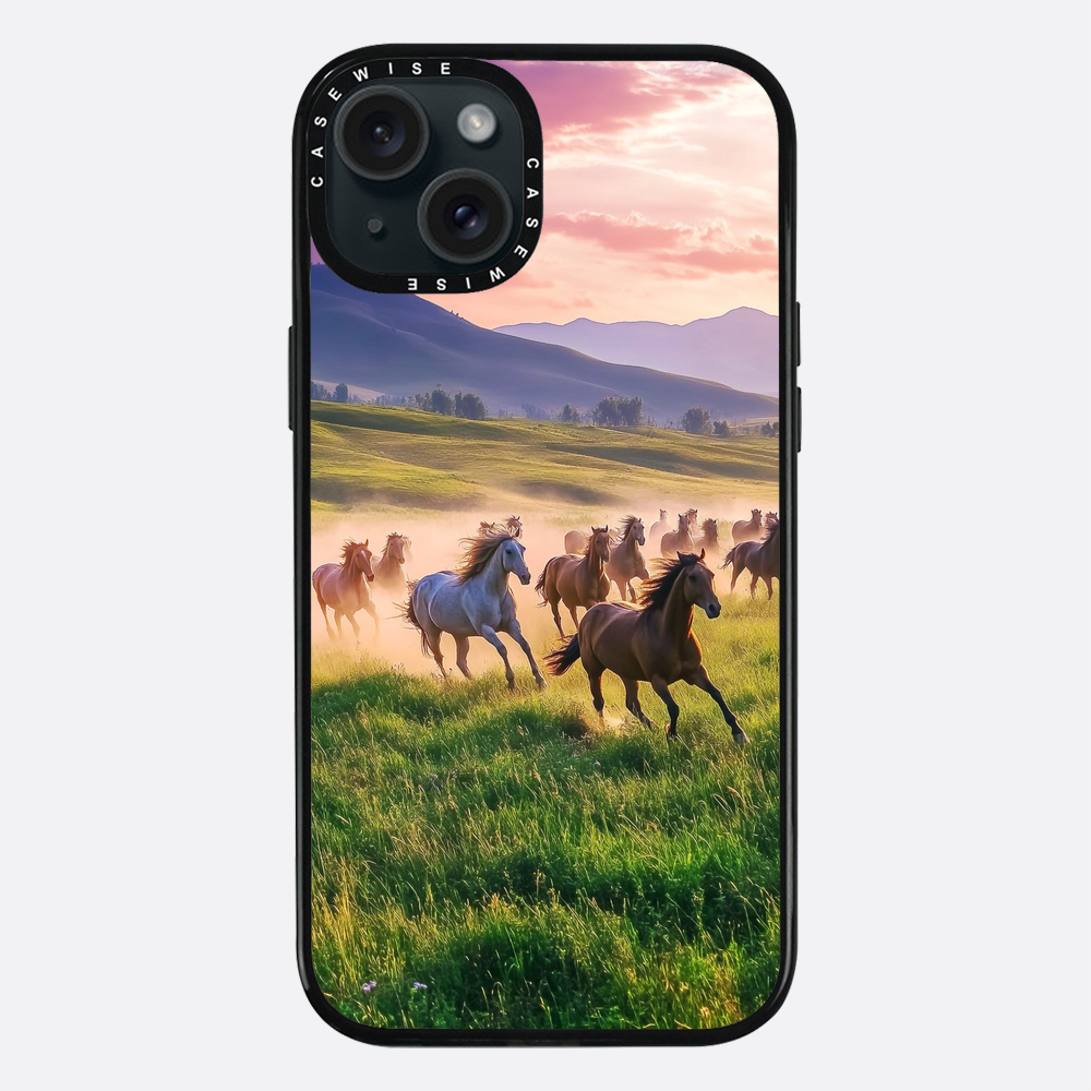 Running Horses Landscape - Etui