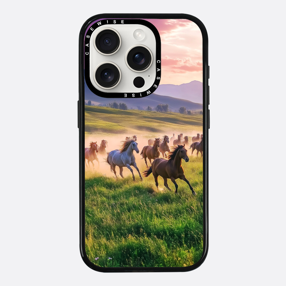 Running Horses Landscape - Etui