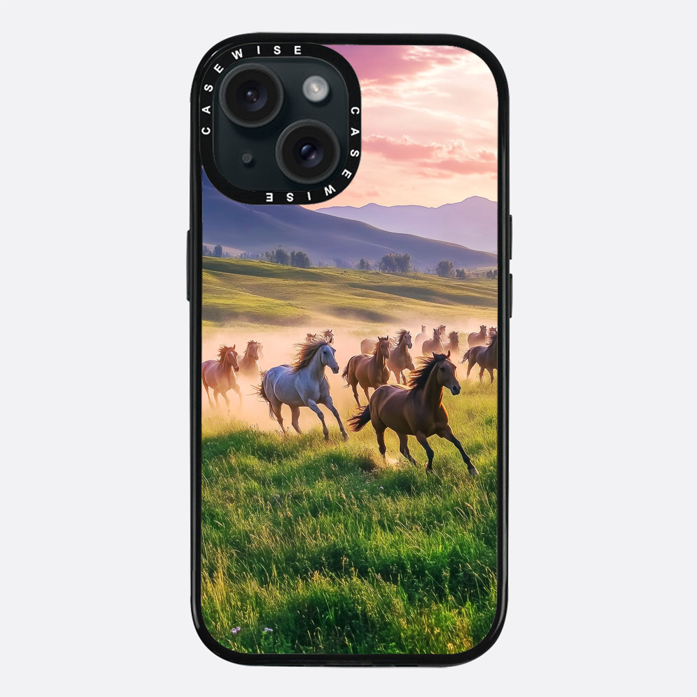 Running Horses Landscape - Etui