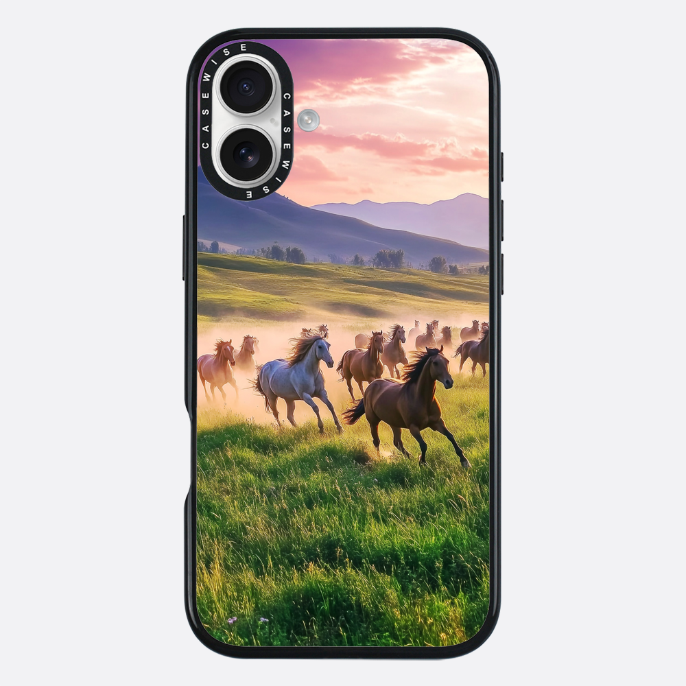 Running Horses Landscape - Etui