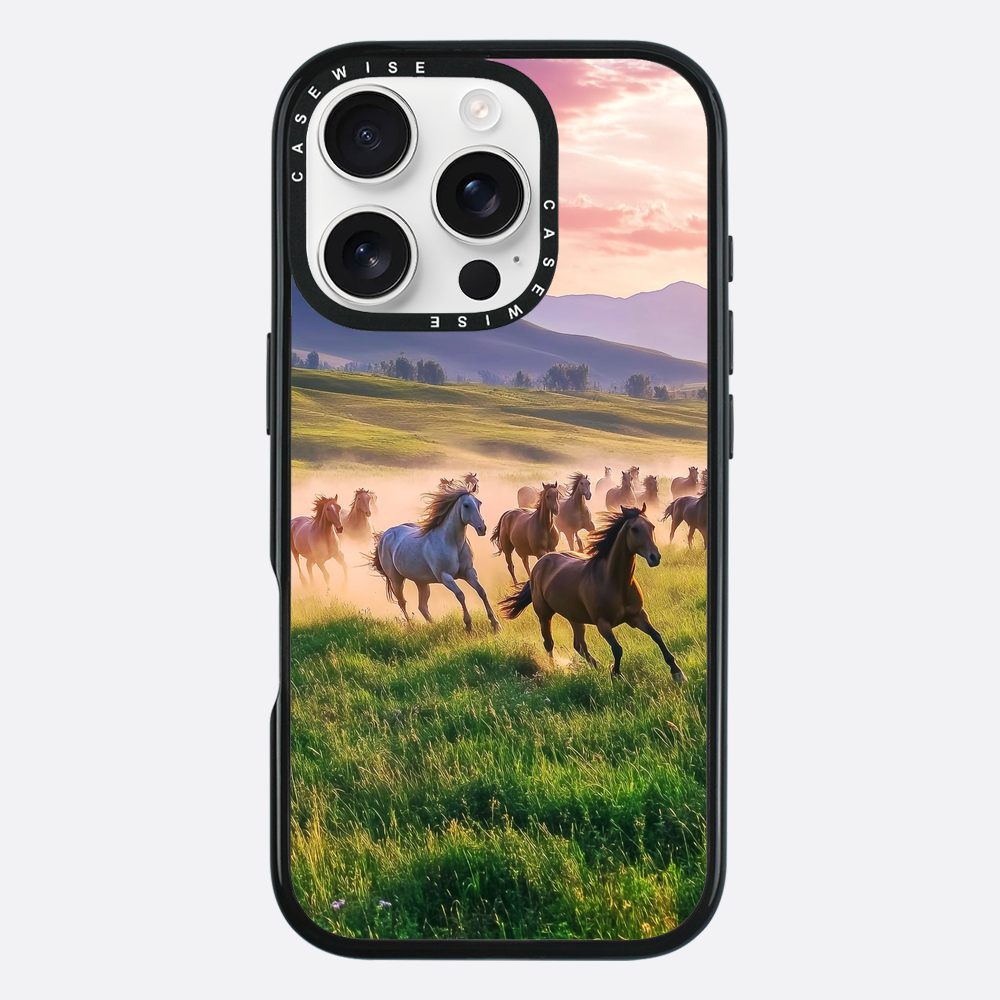 Running Horses Landscape - Etui