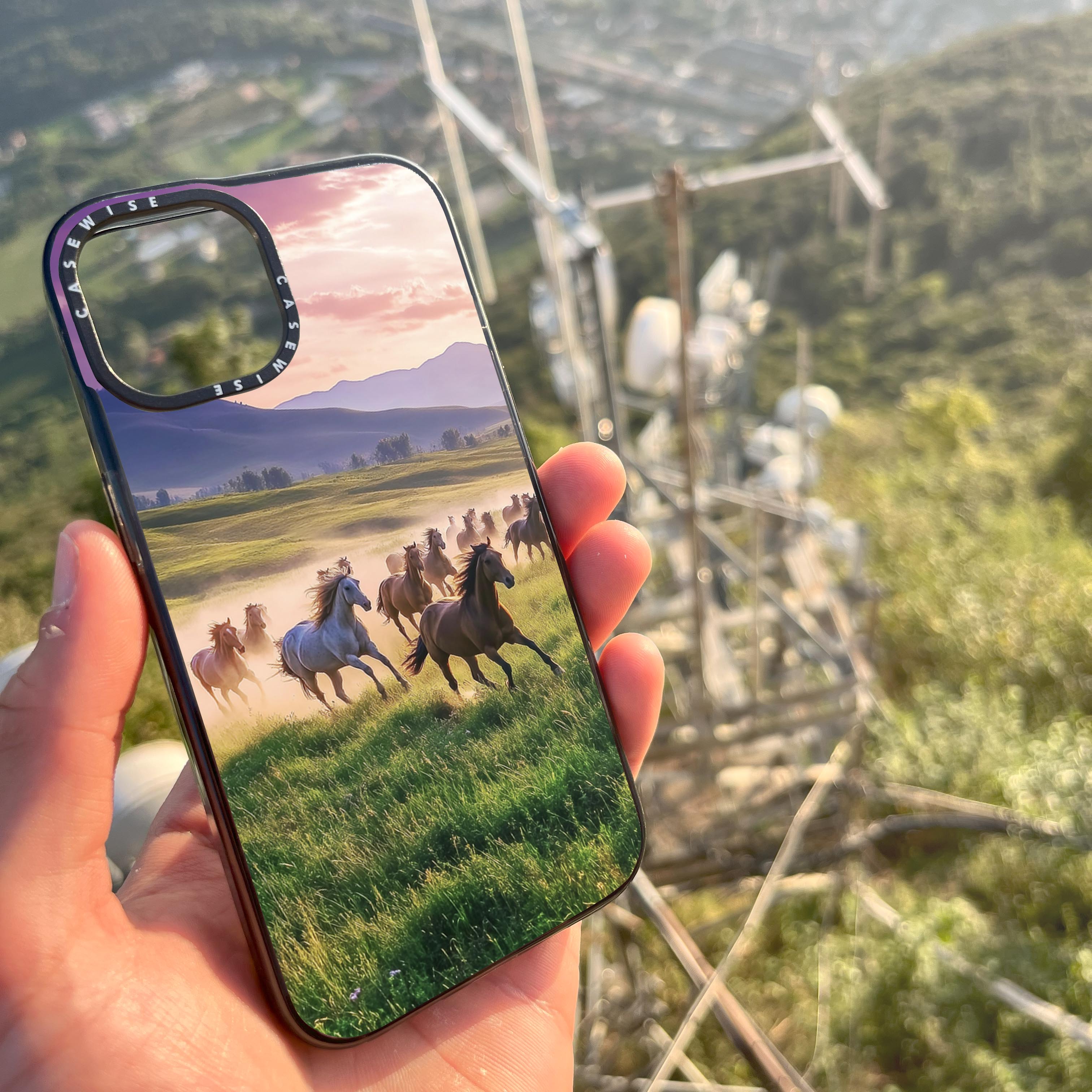 Running Horses Landscape - Etui