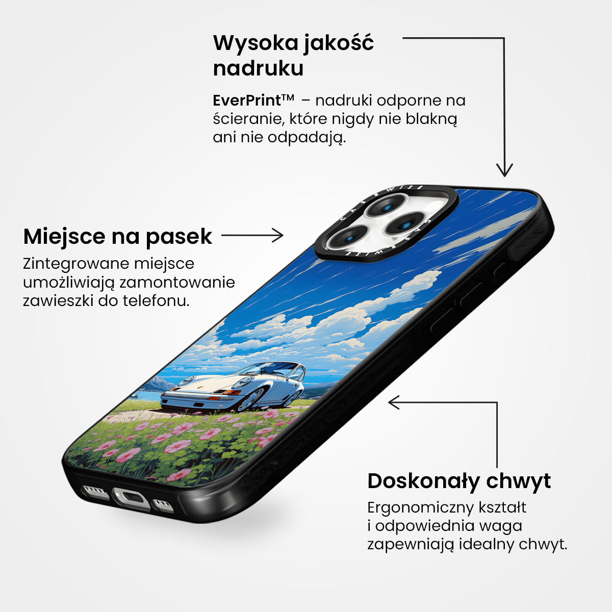 Porsche 911 Anime Art - Etui