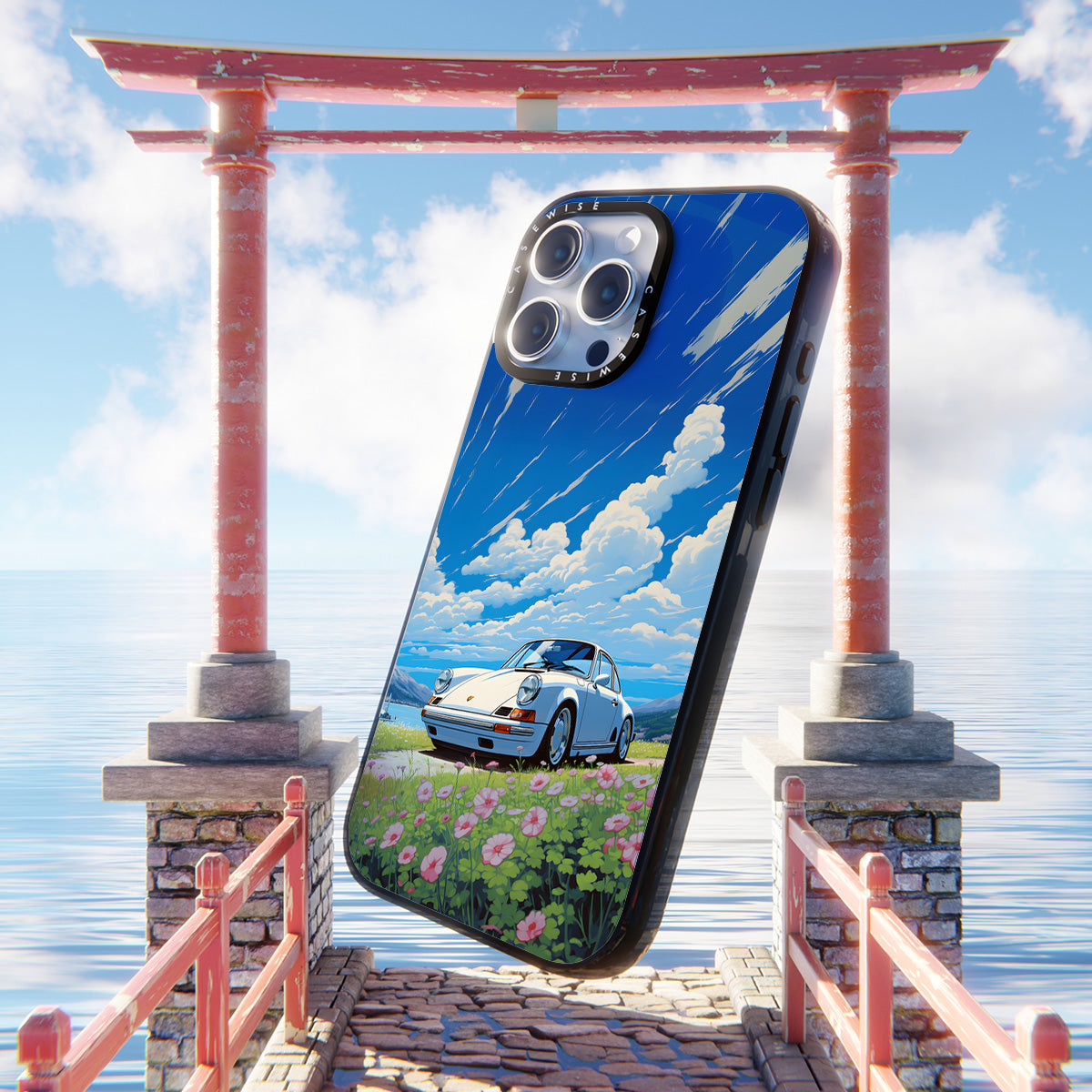 Porsche 911 Anime Art - Etui