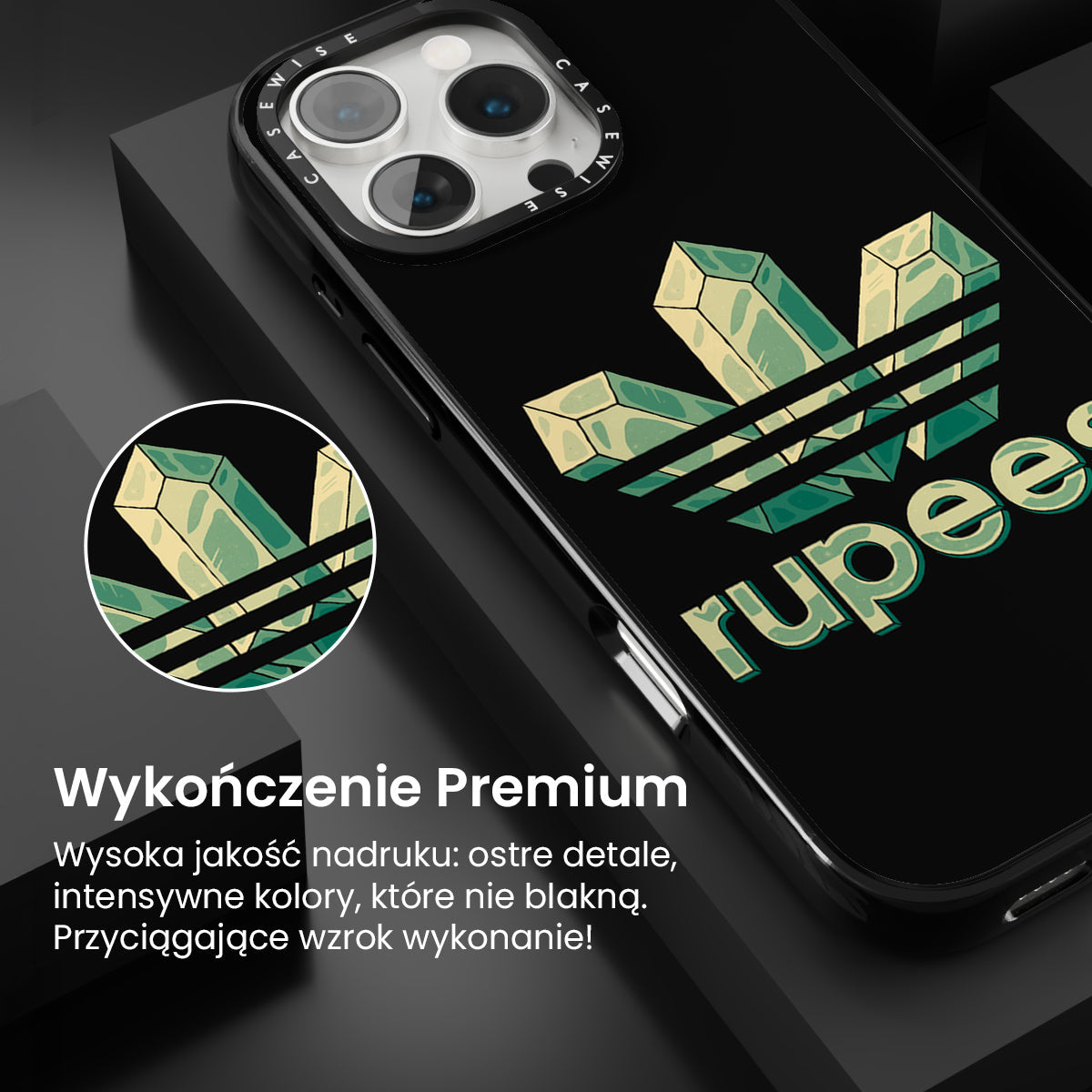 Rupees Black - Etui