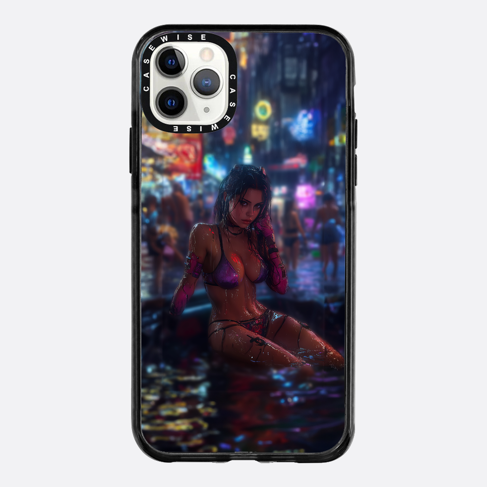 Cyberpunk City Girl - Etui