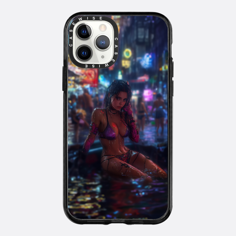 Cyberpunk City Girl - Etui