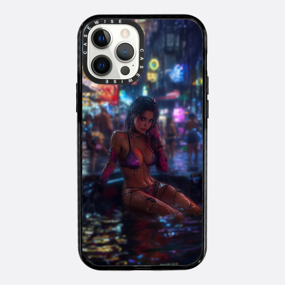 Cyberpunk City Girl - Etui