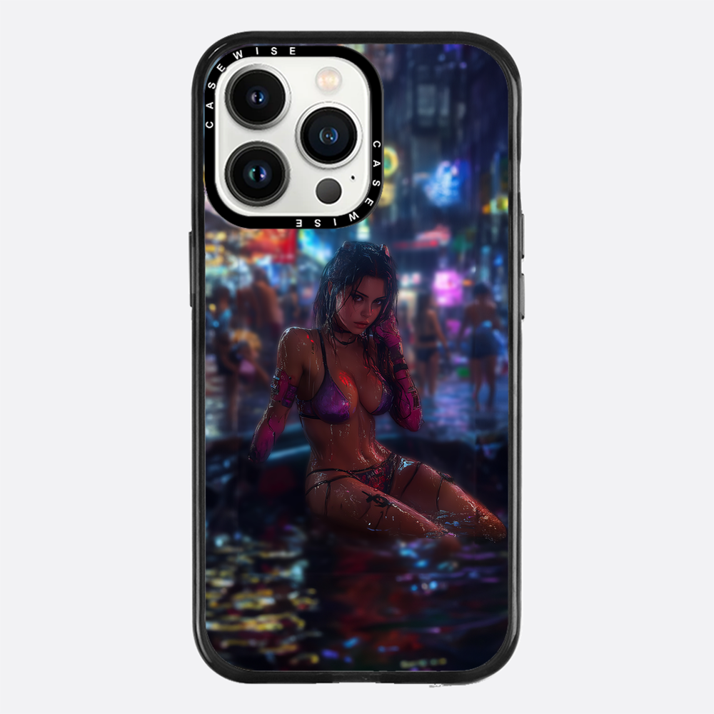 Cyberpunk City Girl - Etui
