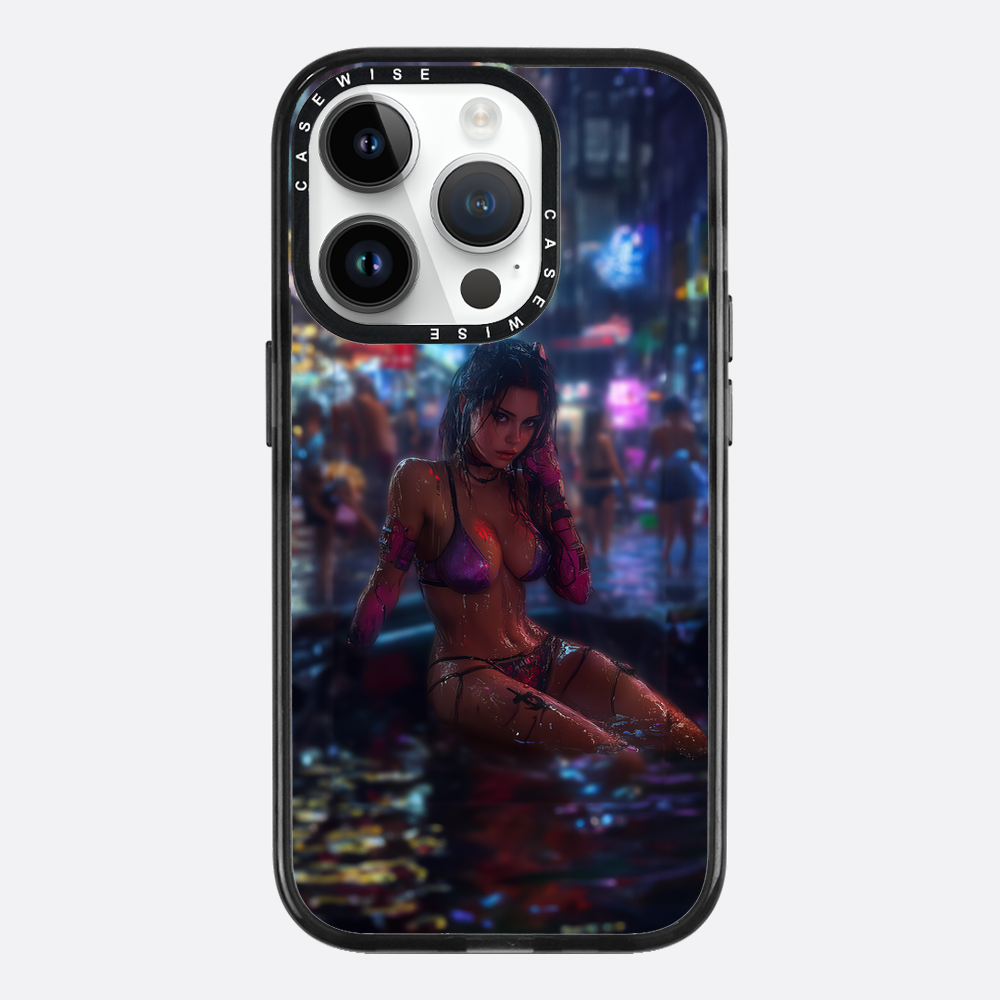 Cyberpunk City Girl - Etui