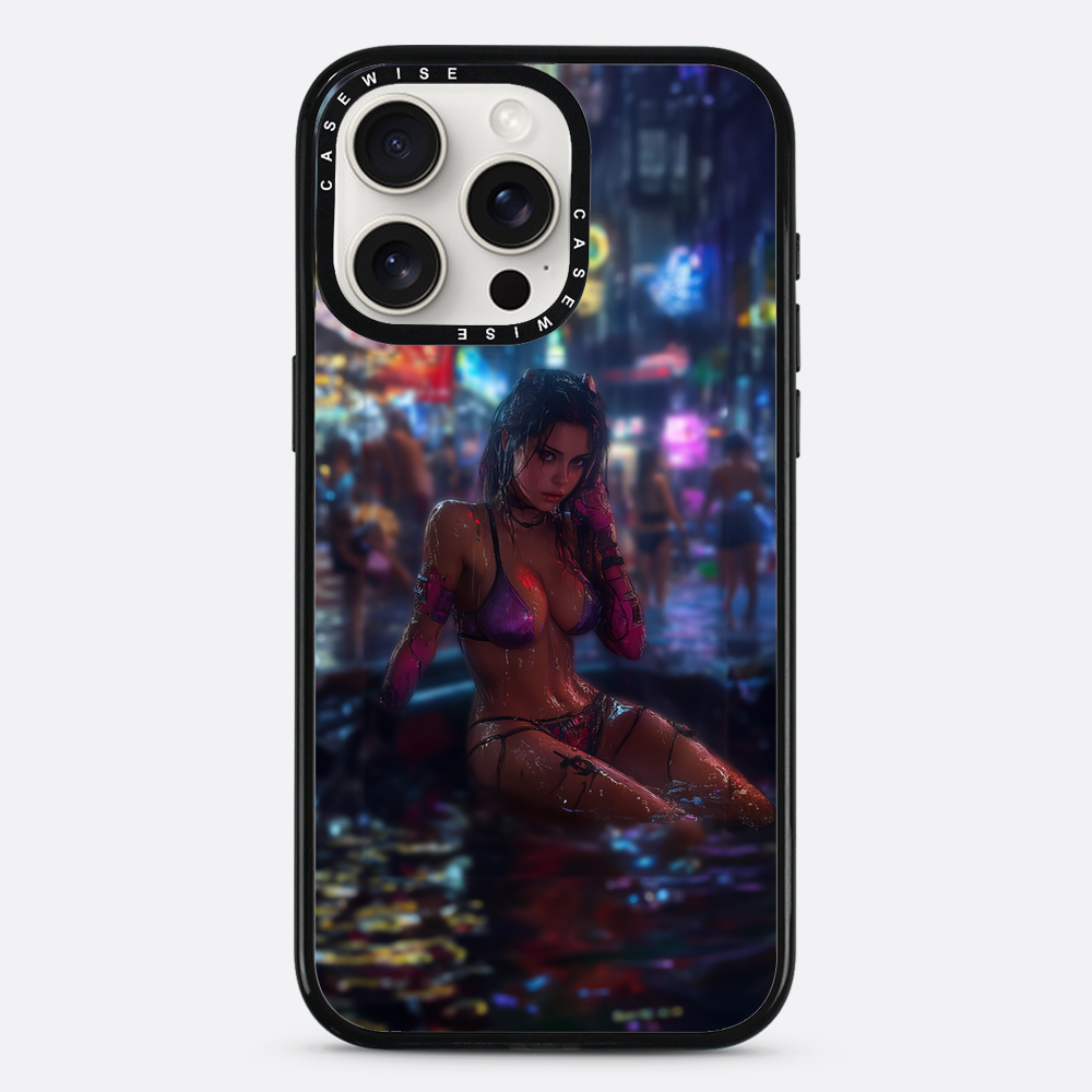 Cyberpunk City Girl - Etui