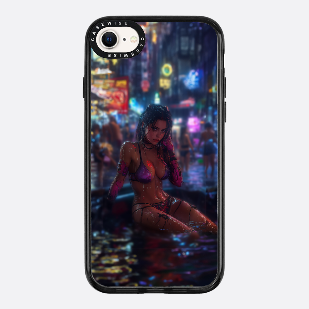 Cyberpunk City Girl - Etui