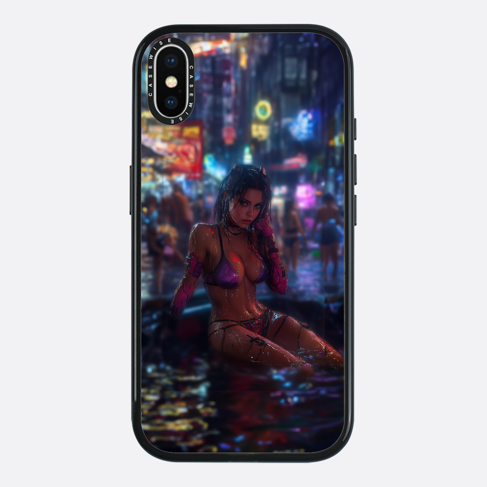 Cyberpunk City Girl - Etui