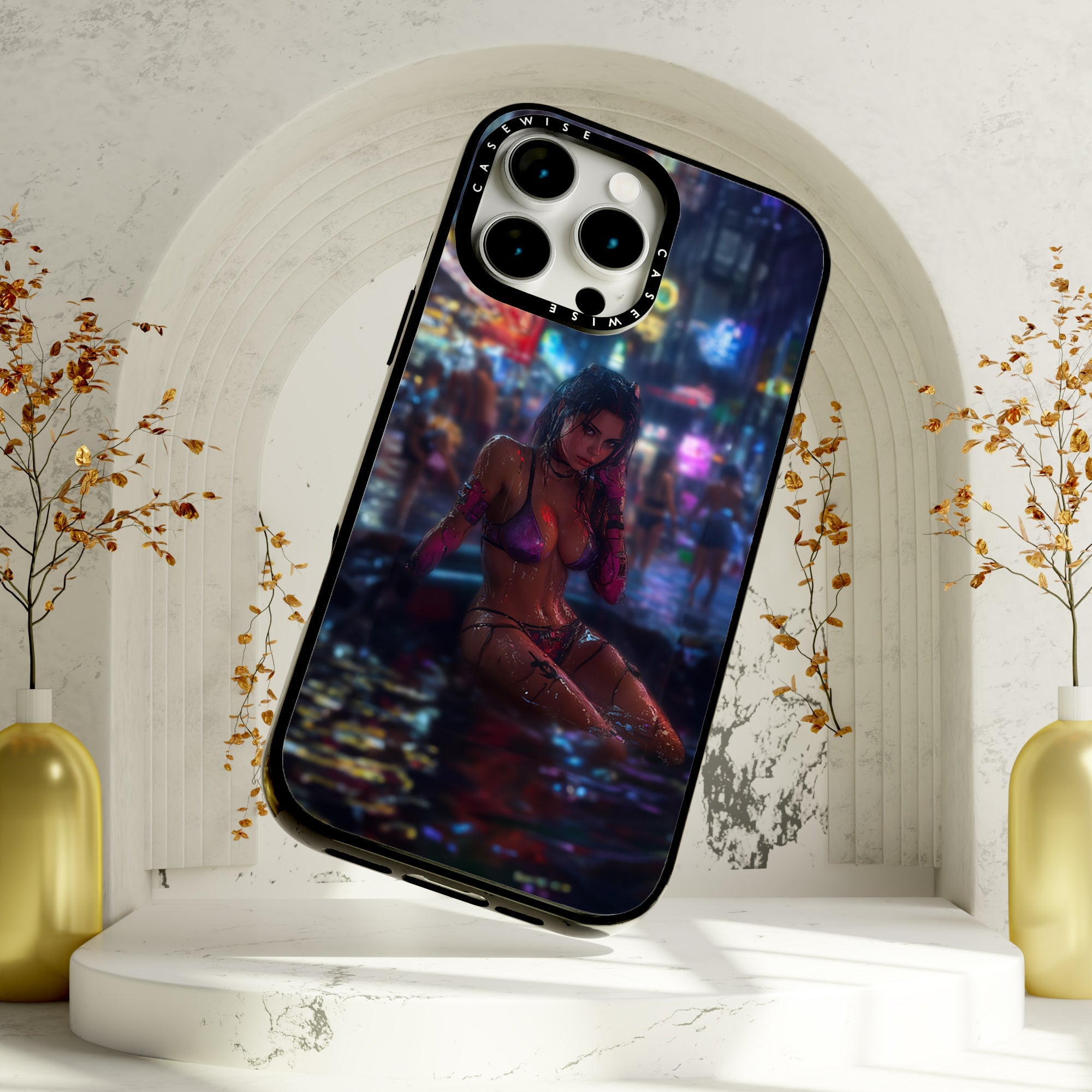 Cyberpunk City Girl - Etui