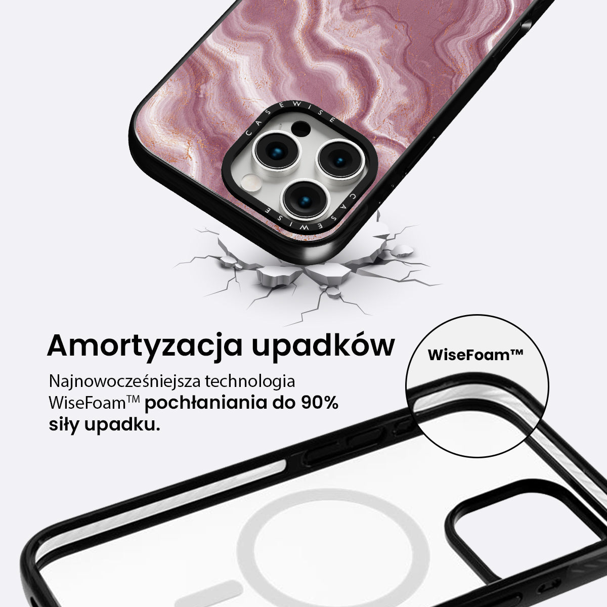 Pink Agate Texture 06 - Etui