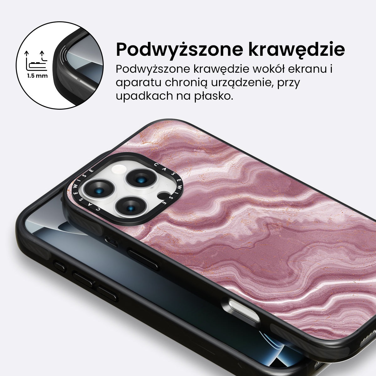Pink Agate Texture 06 - Etui