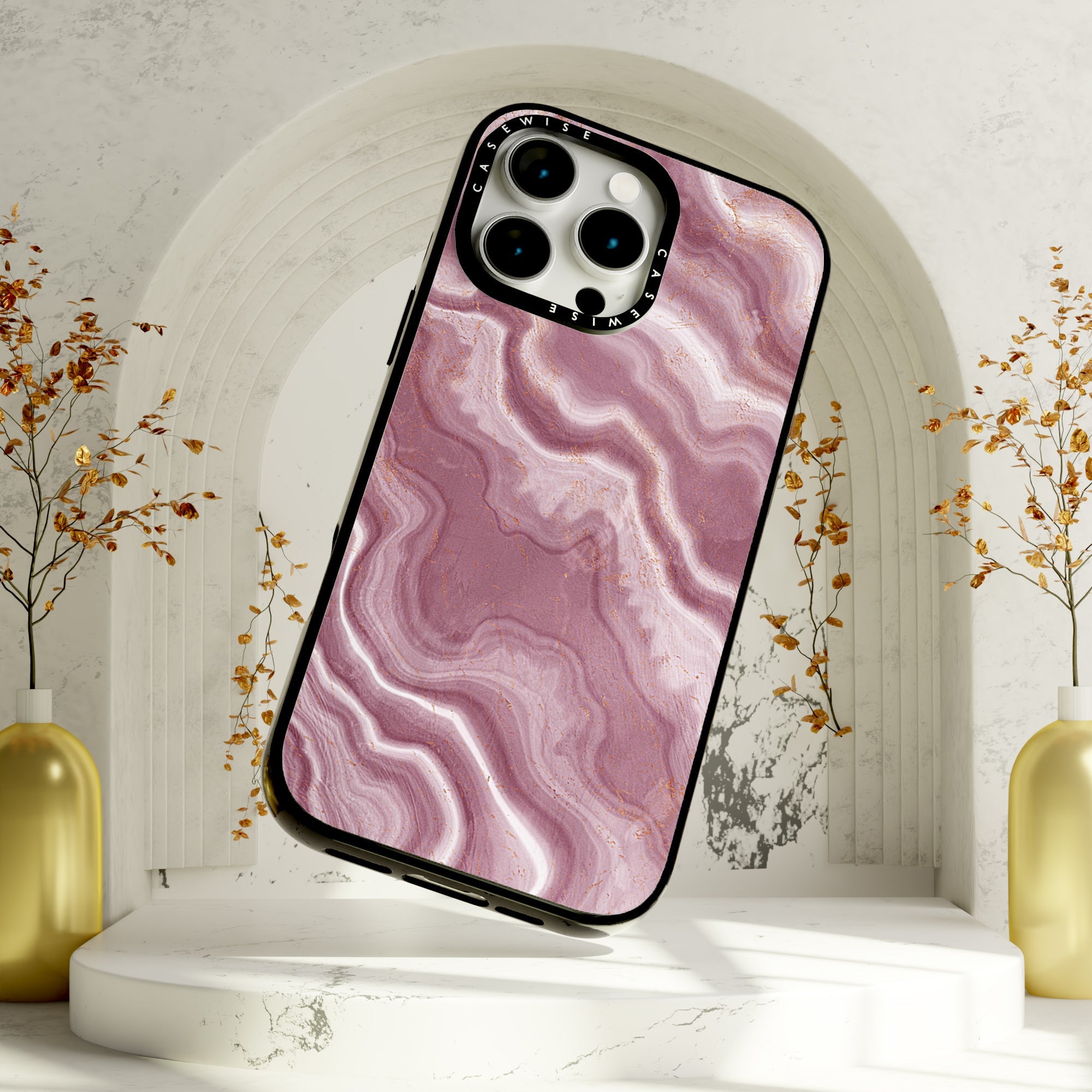 Pink Agate Texture 06 - Etui
