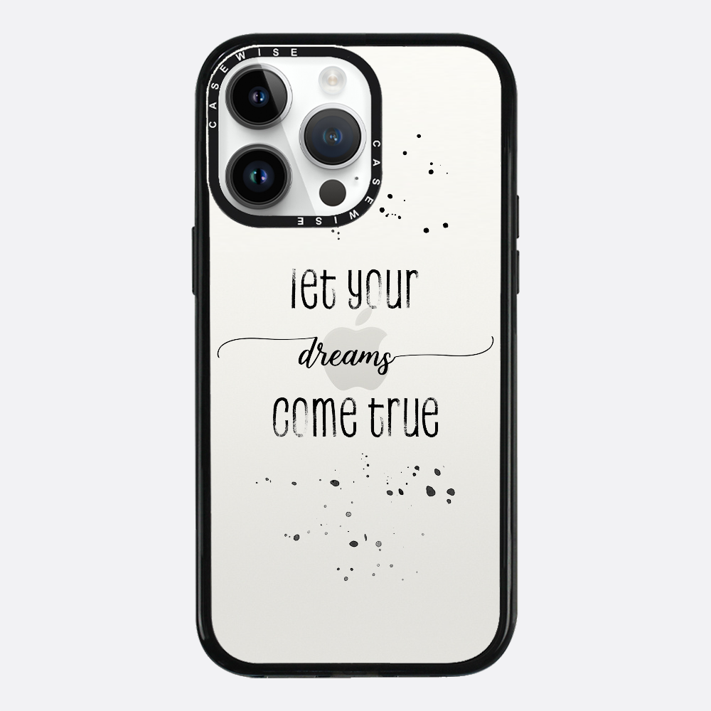 TEXT ART Let your dreams come true - Etui