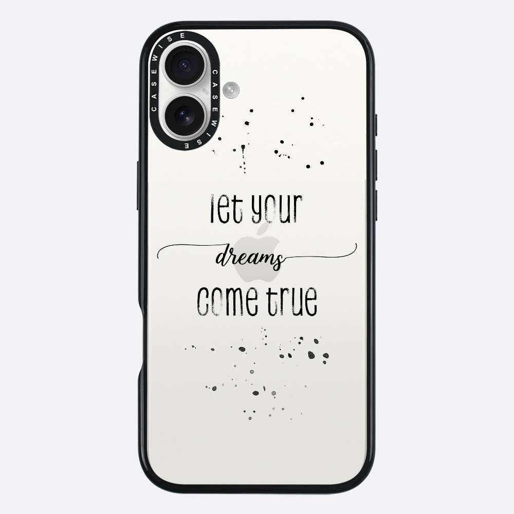 TEXT ART Let your dreams come true - Etui