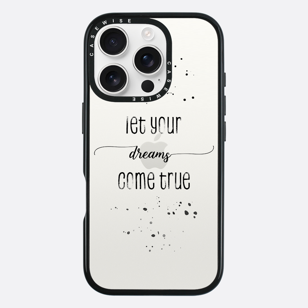 TEXT ART Let your dreams come true - Etui
