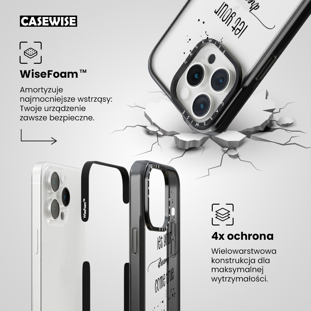 TEXT ART Let your dreams come true - Etui