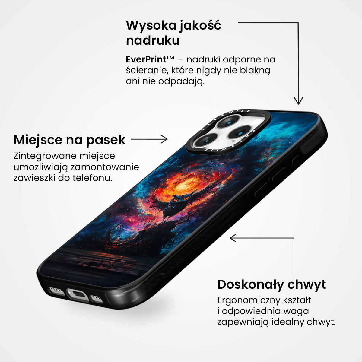 Paradise Owl in Midnight - Etui