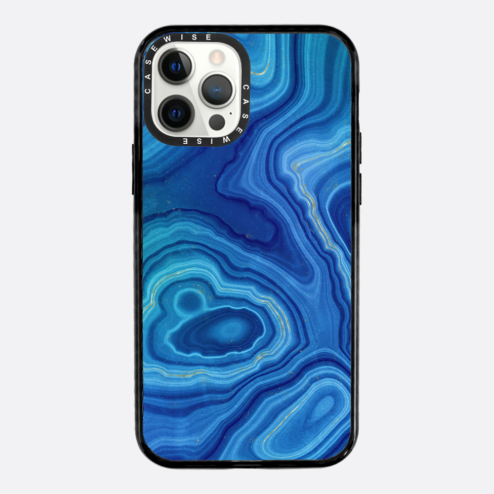 Blue Agate Texture 08 - Etui