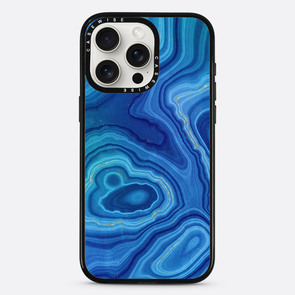 Blue Agate Texture 08 - Etui