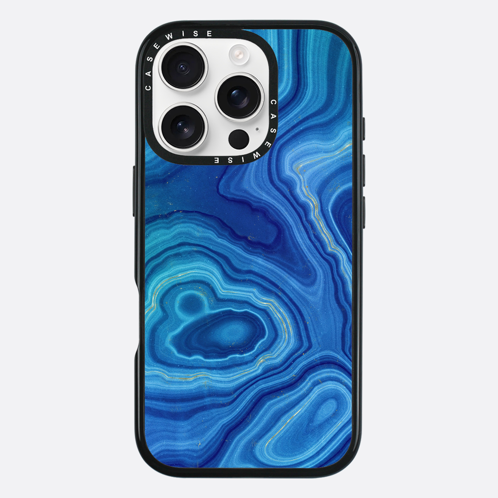 Blue Agate Texture 08 - Etui