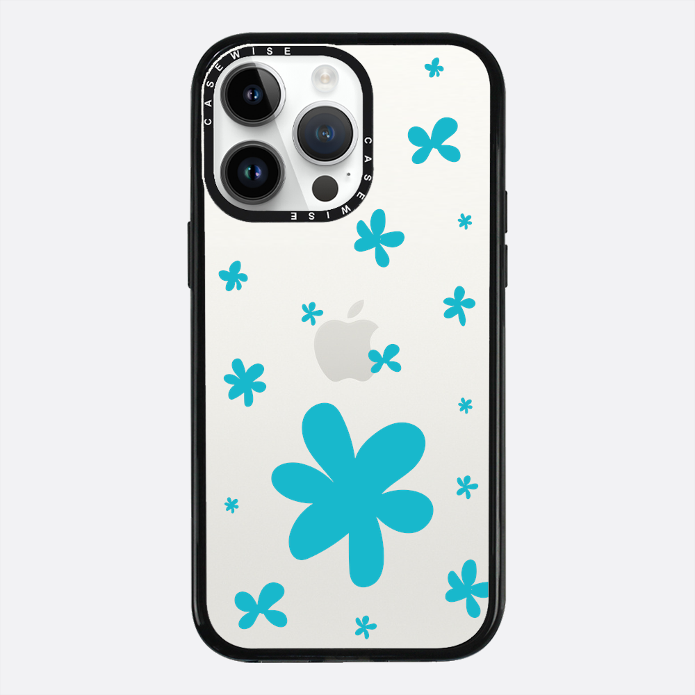 Niebieskie Kwiatki - Etui