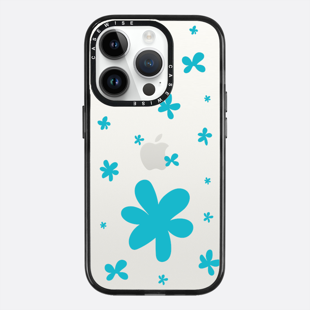 Niebieskie Kwiatki - Etui